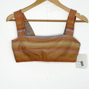 Womens Beyond Yoga Soft Mark Squared Bra Size Large
